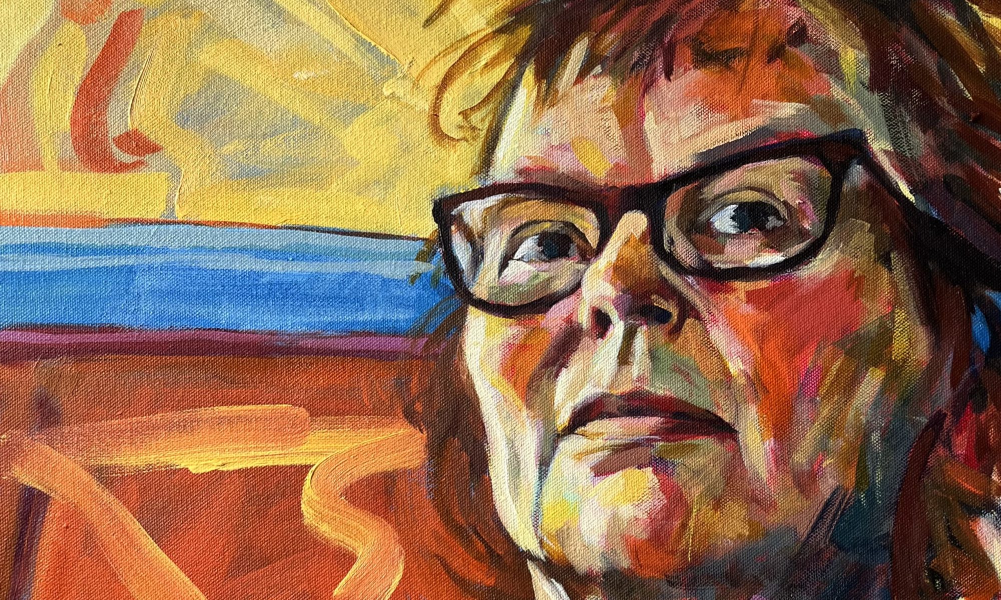 Colourful self portrait